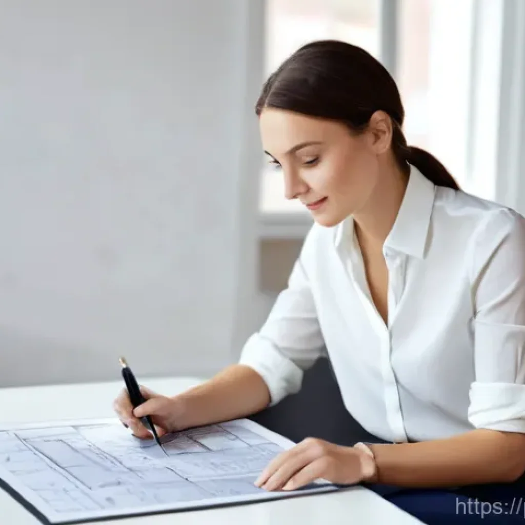 공인중개사 자격증의 활용성과 관련된 사회적 가치의 연구 - **Prompt:** "A professional, warm, and trustworthy female real estate agent in her mid-30s, dressed ...
