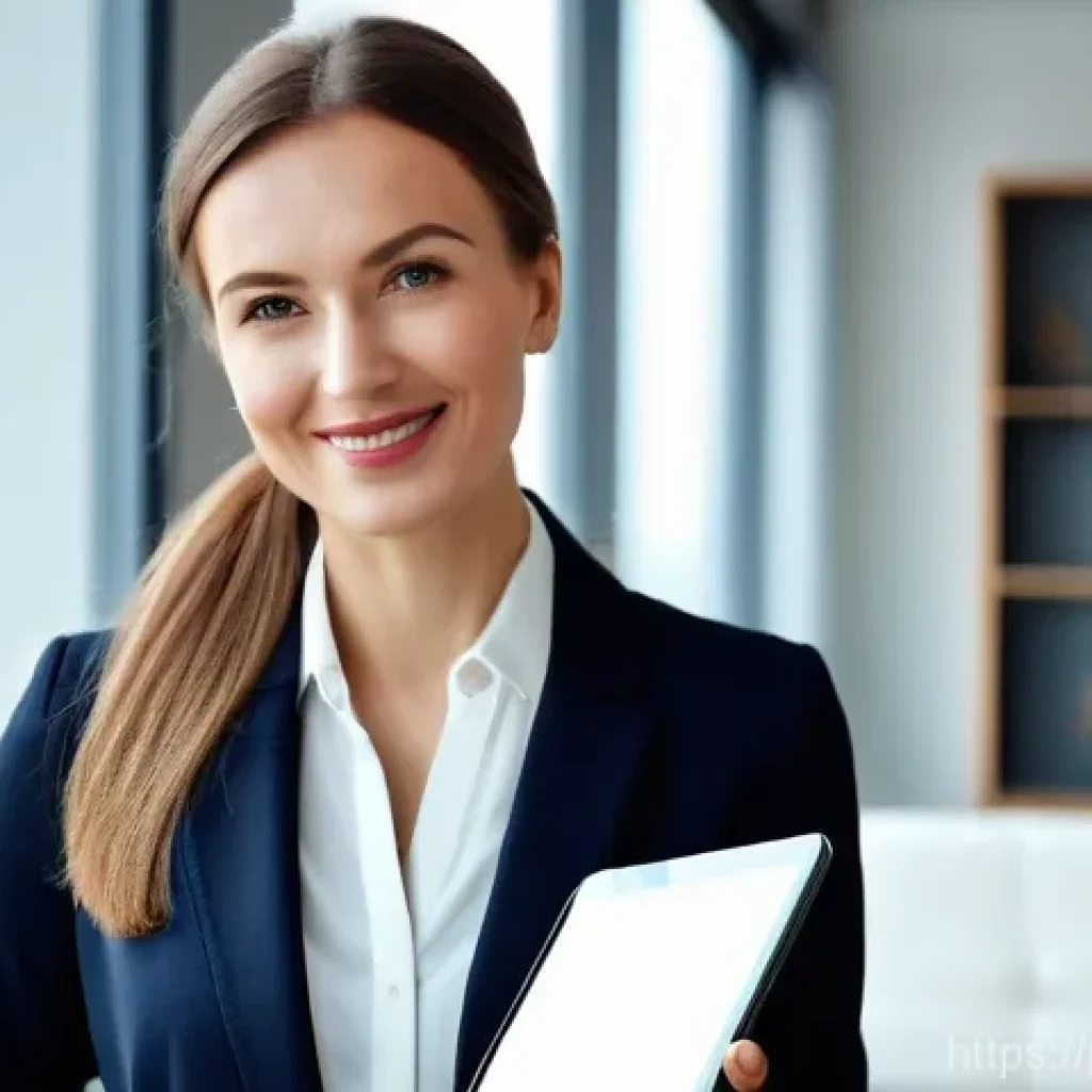 공인중개사 자격증의 국가별 차이점 - **Polish Professional Real Estate Agent in a Modern Apartment**
A full shot of a confident Polis...