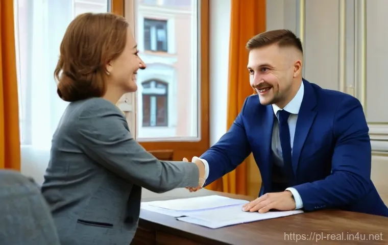 공인중개사와 부동산 시장에서의 역할 분석 - **Image Prompt: Tech-Savvy Real Estate Presentation**
    "A sleek, modern Polish real estate agent,...