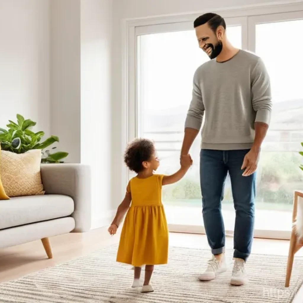 공인중개사와 부동산 관련 정책 변화 대응 방법 - **Prompt 1: A Joyful Family in a New Home**
    "A happy young family of three &ndash; a mother, a father,...