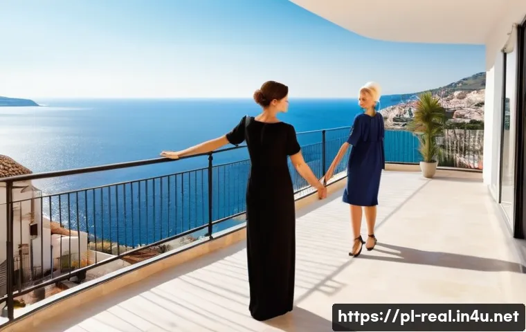 공인중개사 자격증과 해외 부동산 투자 사례 - **Prompt 1: Dream Mediterranean Investment Home**
    "A happy Polish couple in their late 30s or ea...