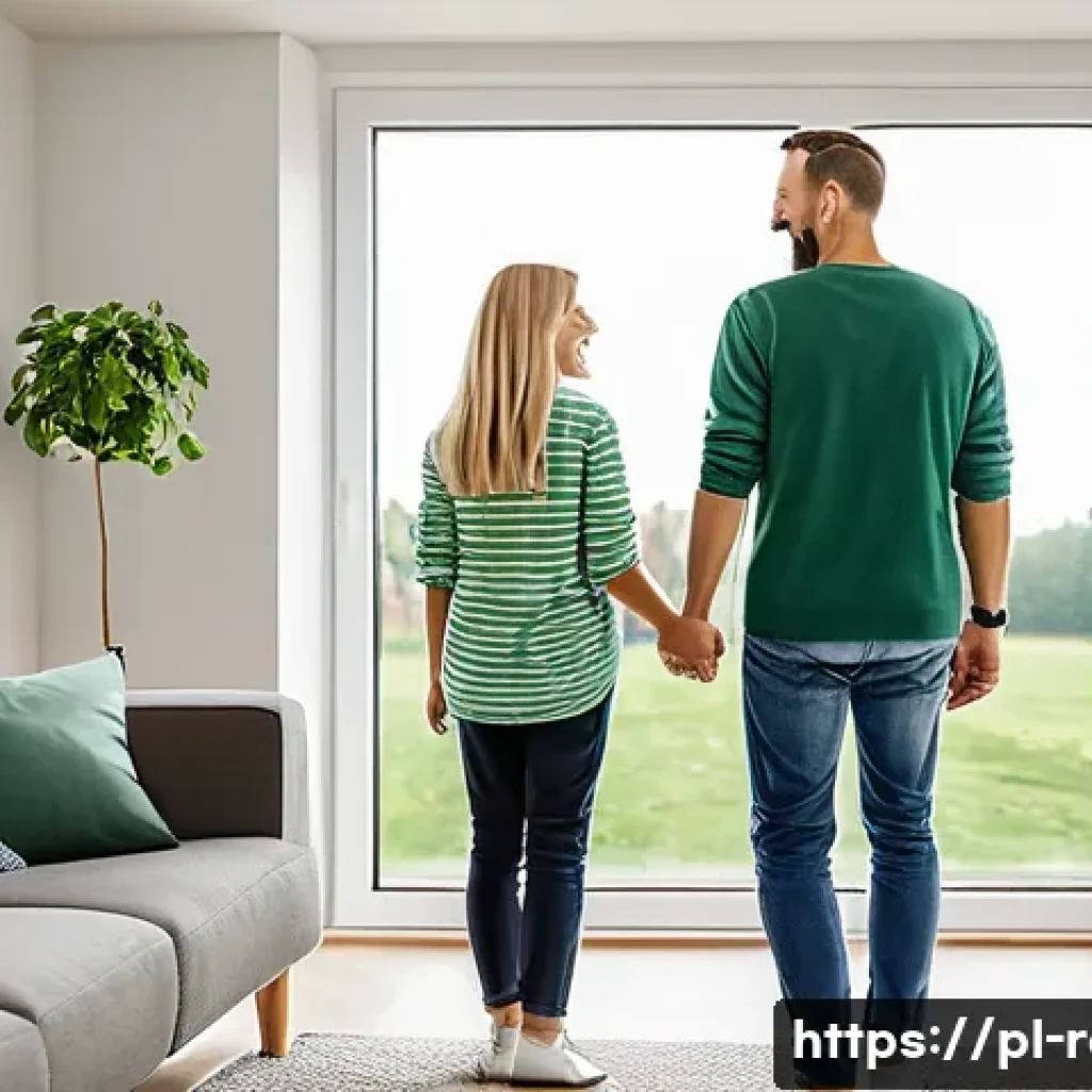 공인중개사 부동산 정책 트렌드 연구 - **Prompt:** A happy Polish family (a couple in their 30s and two young children, aged 5 and 8, weari...